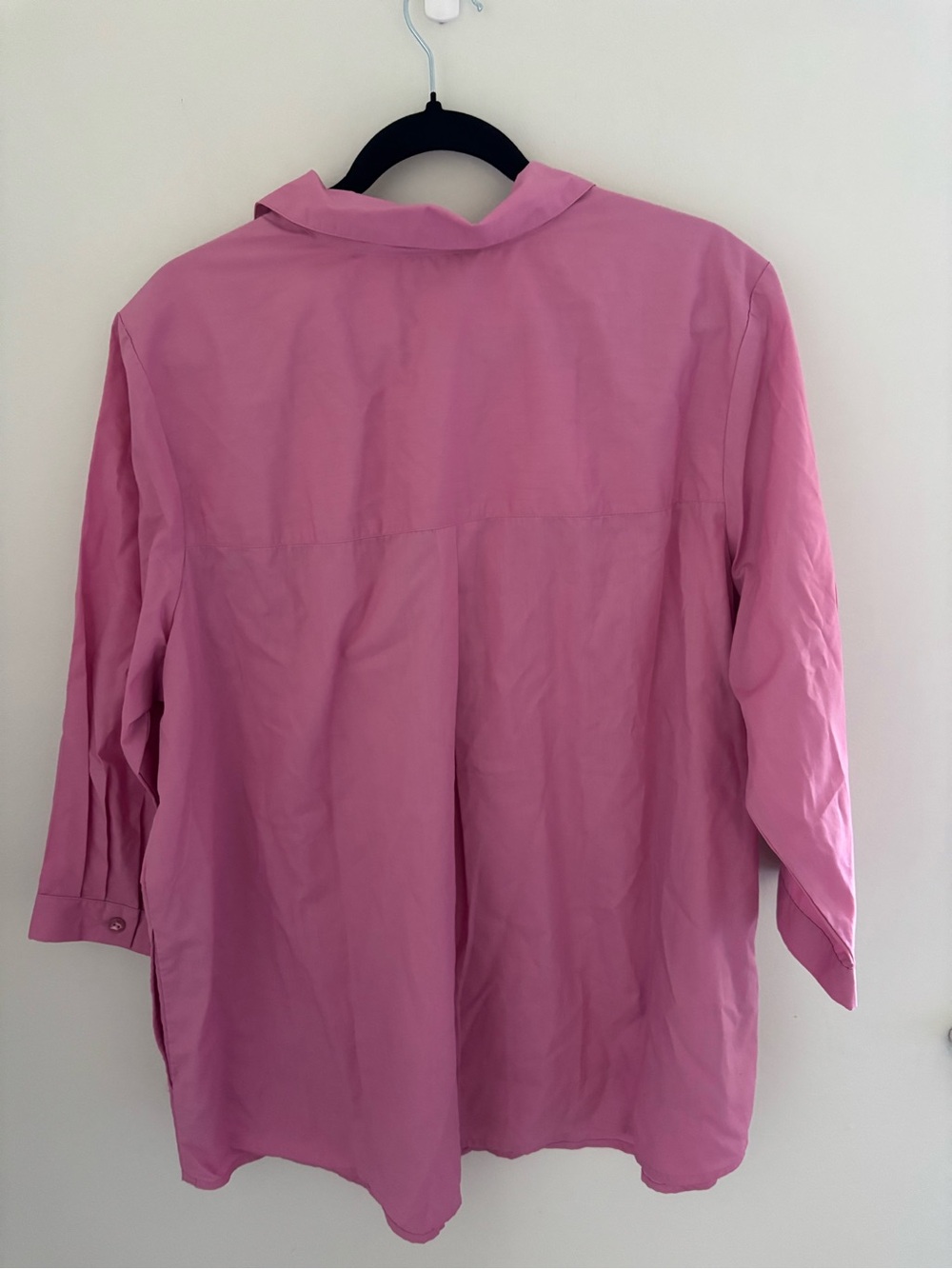 Joan Rivers Pink Button-Down Blouse - Picture 4 of 5